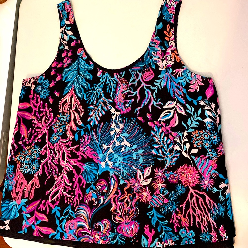 GUC Lilly Pulitzer florin tank top
